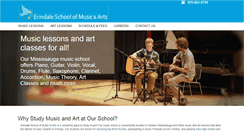 Desktop Screenshot of erindalemusicschool.com